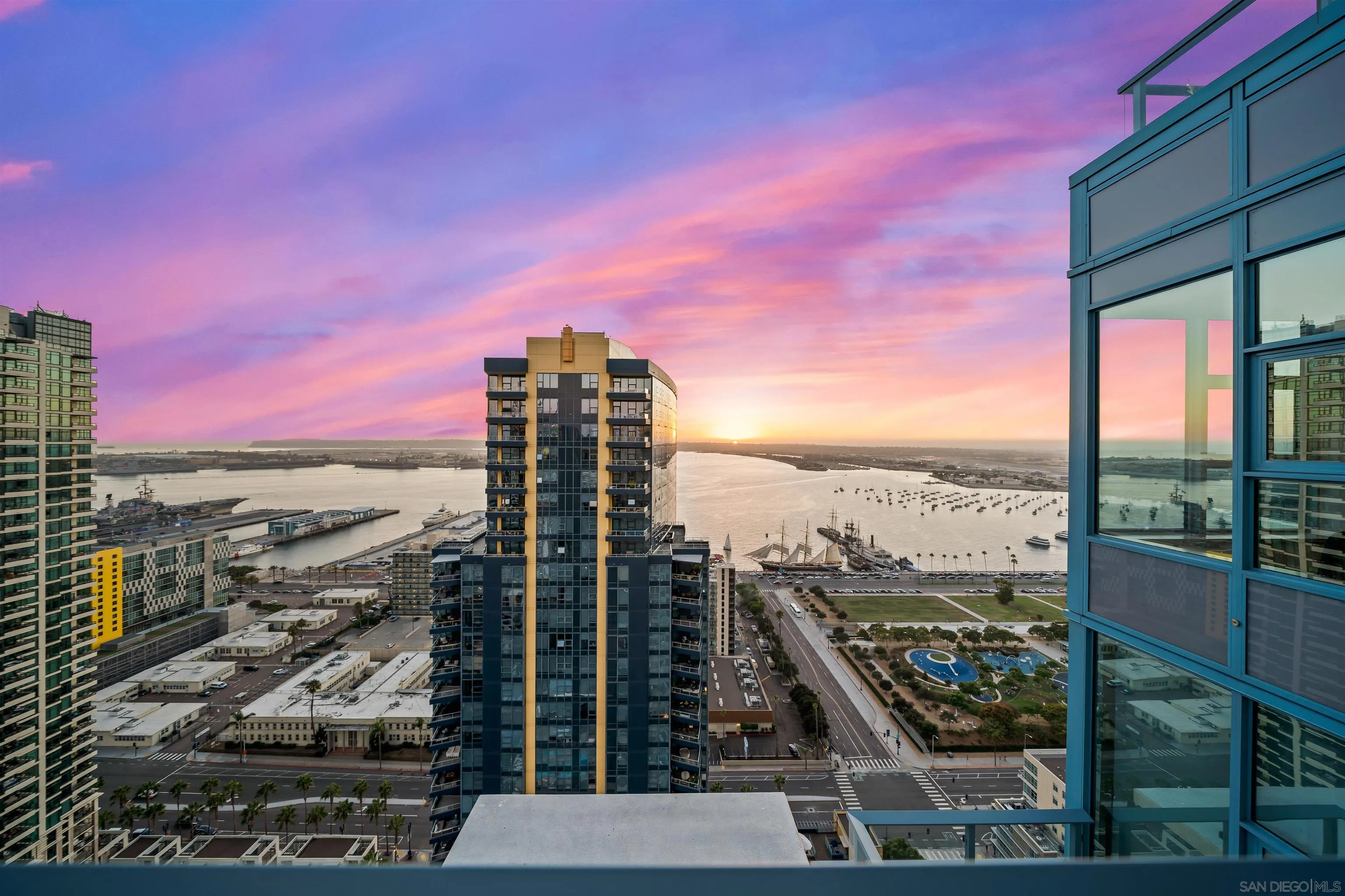 1388 Kettner Boulevard, Unit 3205 San Diego, CA 92101 - Photo 13 of 53 a view of a city with tall buildings