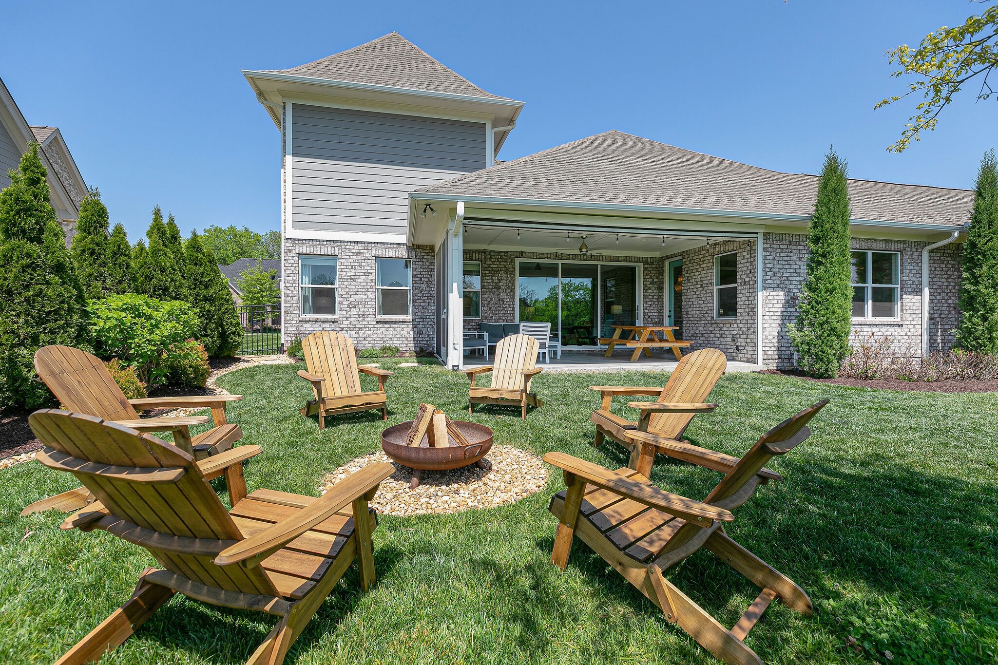 424 Beamon Drive Franklin, TN 37064 - Photo 45 of 52 a view of a house with backyard sitting area and garden
