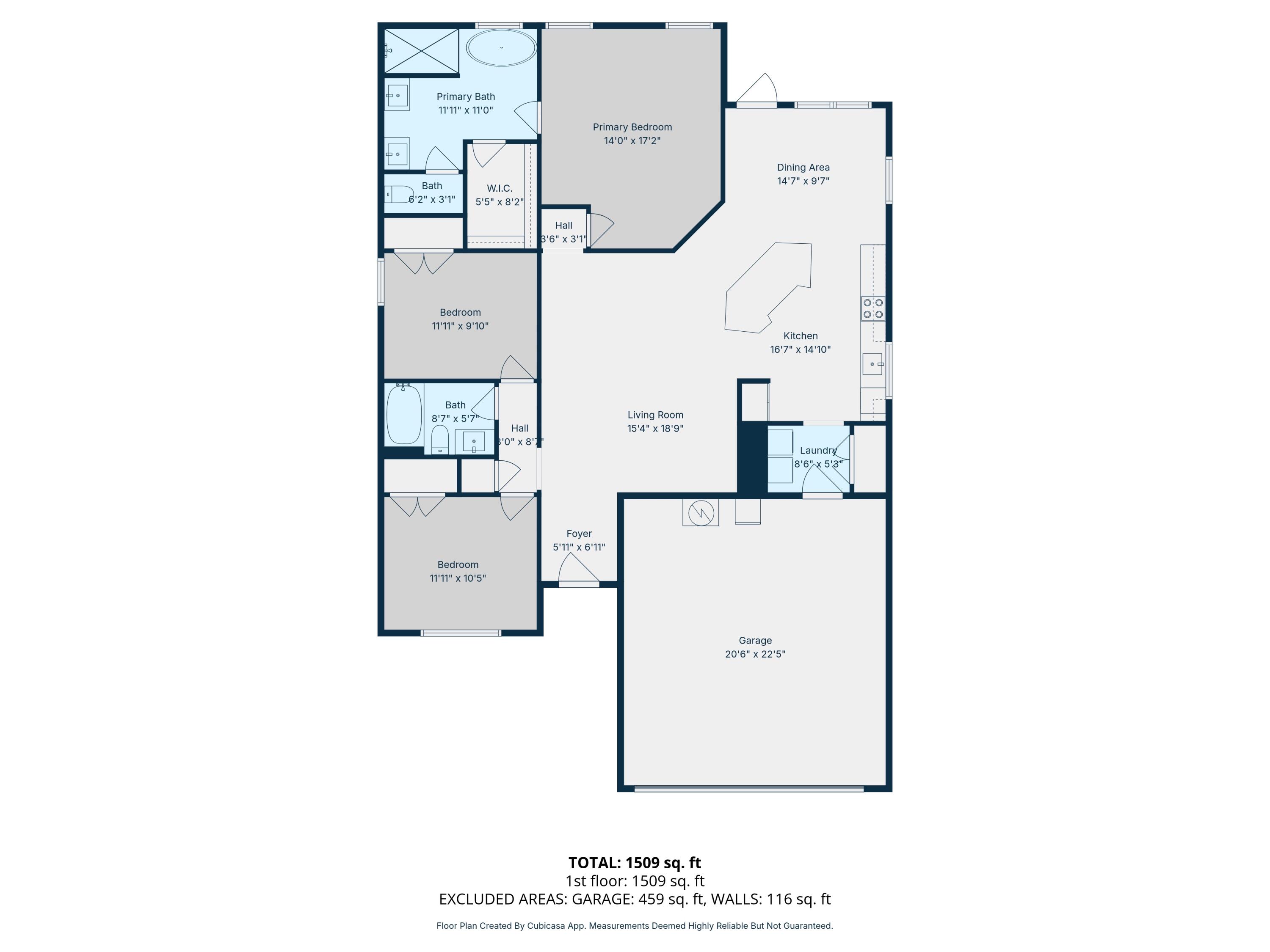197 West 1st Avenue Crestview, FL 32536 - Photo 32 of 32 a picture of a floor plan