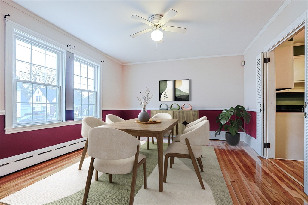 9 Russ Street Methuen, MA 01844 - Photo 6 of 37 a view of a dining room with furniture and a window