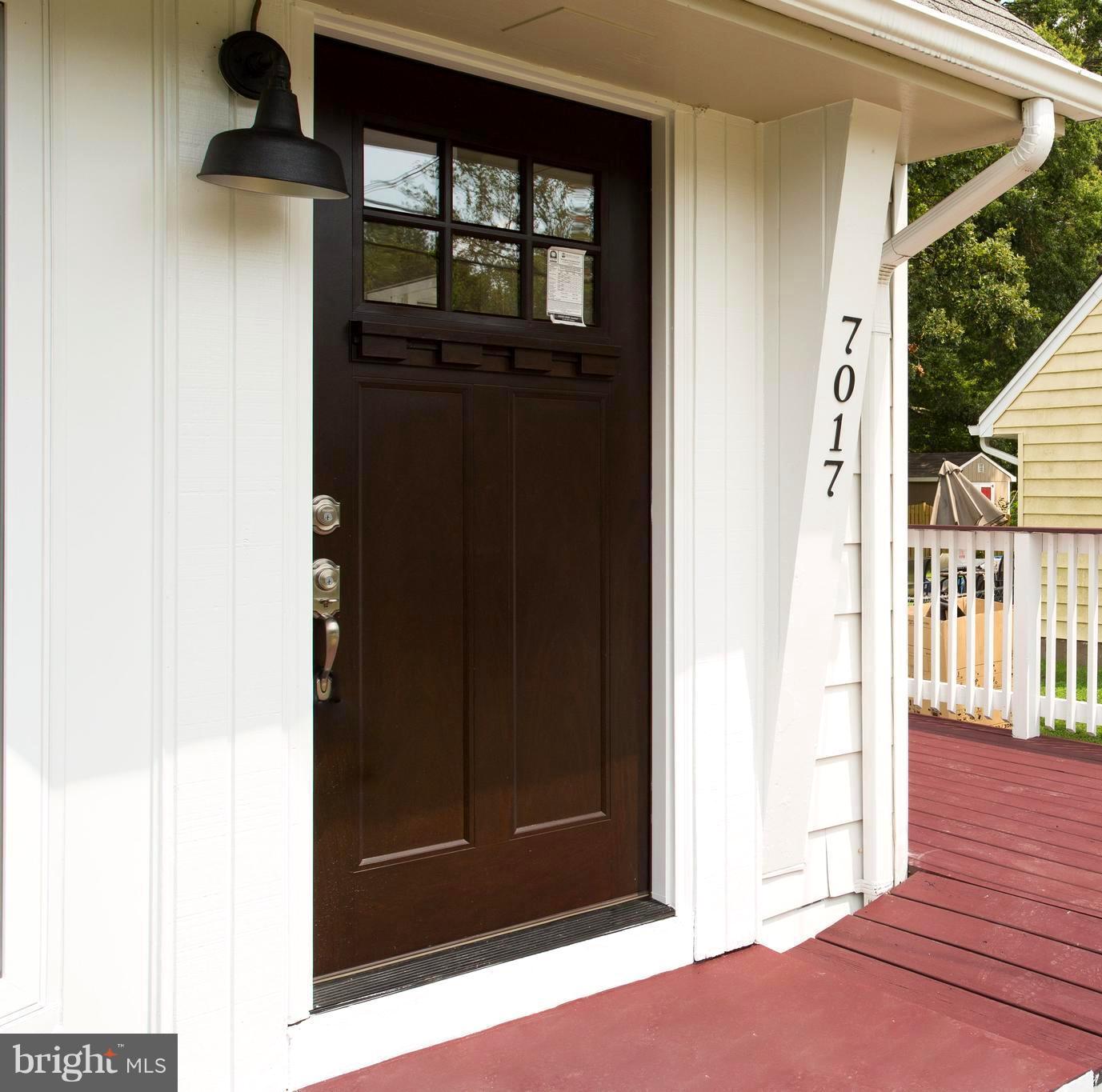 7017 Quander Road Alexandria, VA 22307 - Photo 8 of 30 a view of a wooden door