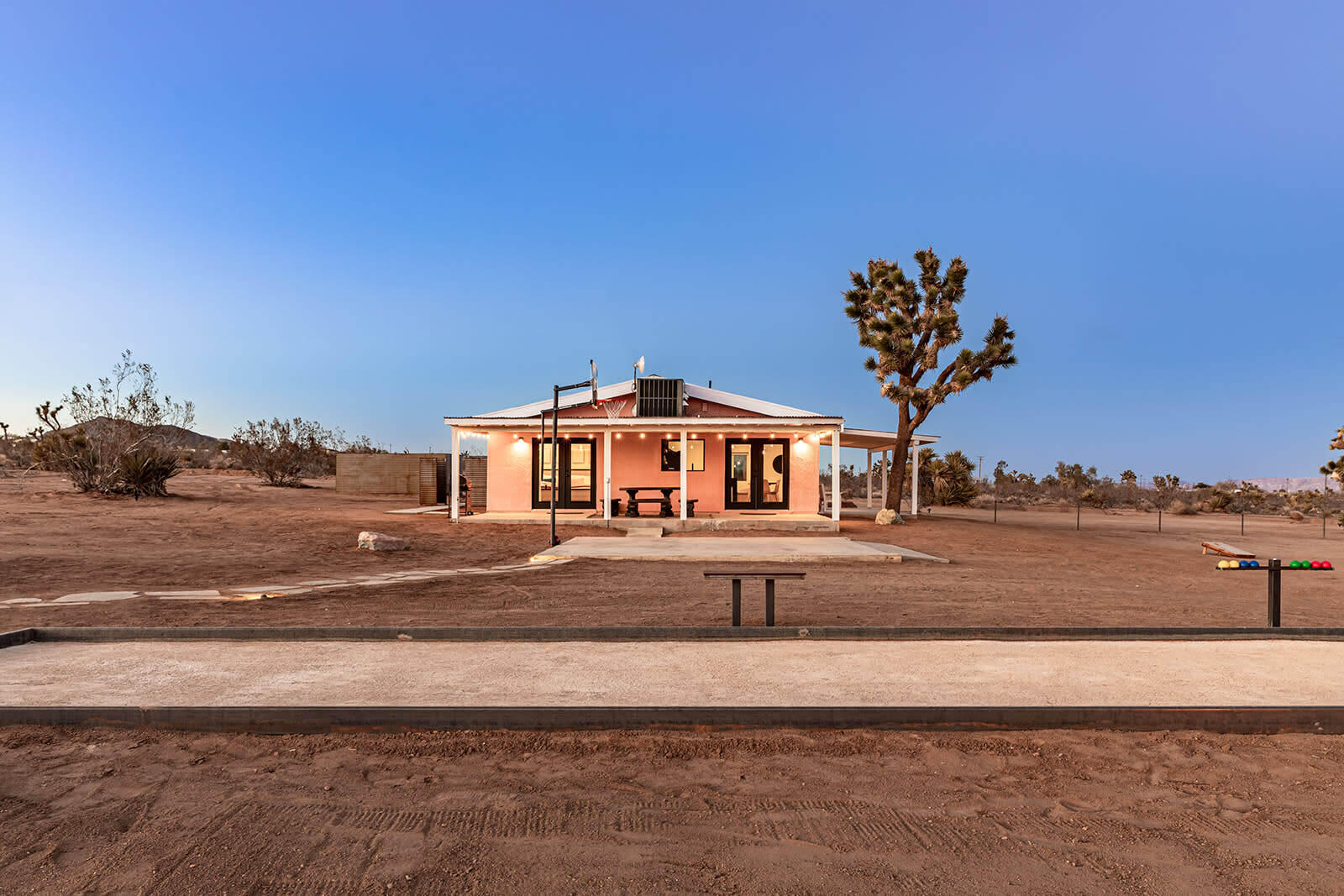 55717 Ruth Lane Yucca Valley, CA 92284 - Photo 11 of 32 a view of a house with a ocean view