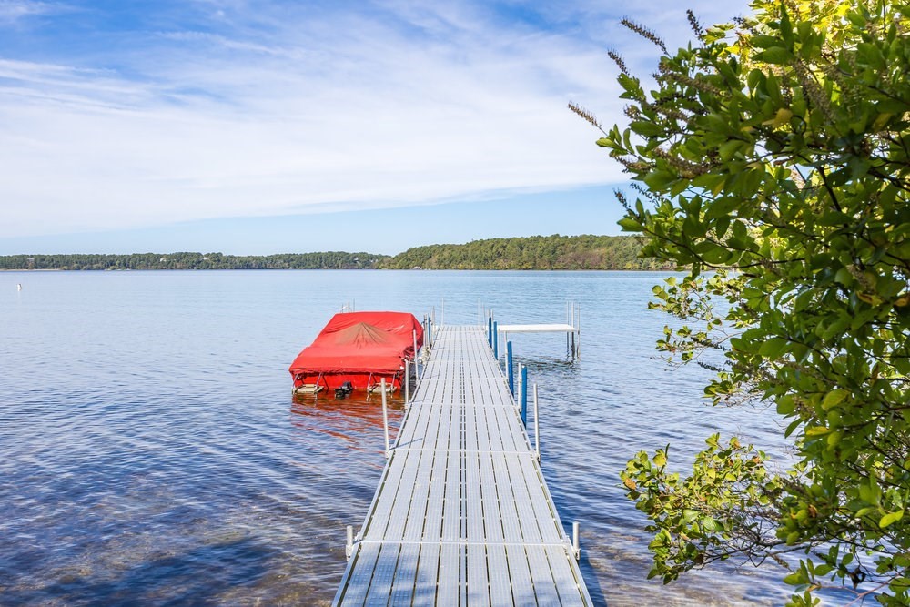 3 Stephen Hopkins Road Harwich, MA 02645 - Photo 39 of 42 a view of a lake with a floor