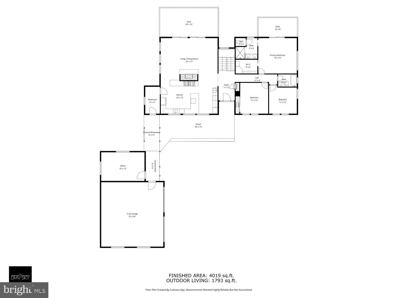 108 Interpromontory Road Great Falls, VA 22066 - Photo 107 of 108 Main level floor plan