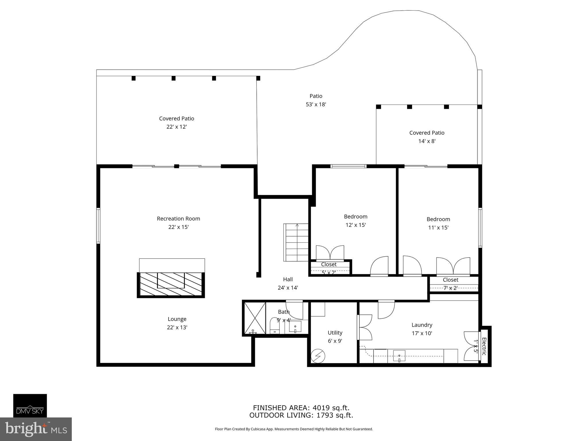 108 Interpromontory Road Great Falls, VA 22066 - Photo 93 of 93 Lower-level floor plan