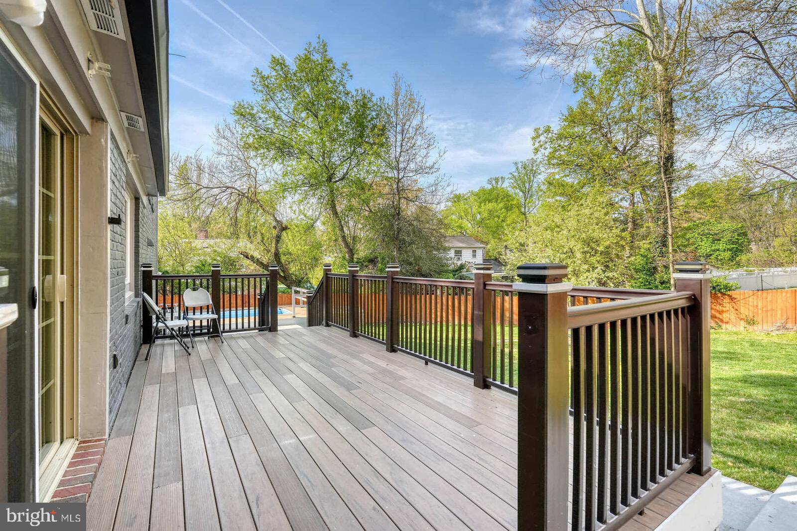 13304 Hathaway Drive Silver Spring, MD 20906 - Photo 10 of 59 a view of balcony with wooden floor and fence