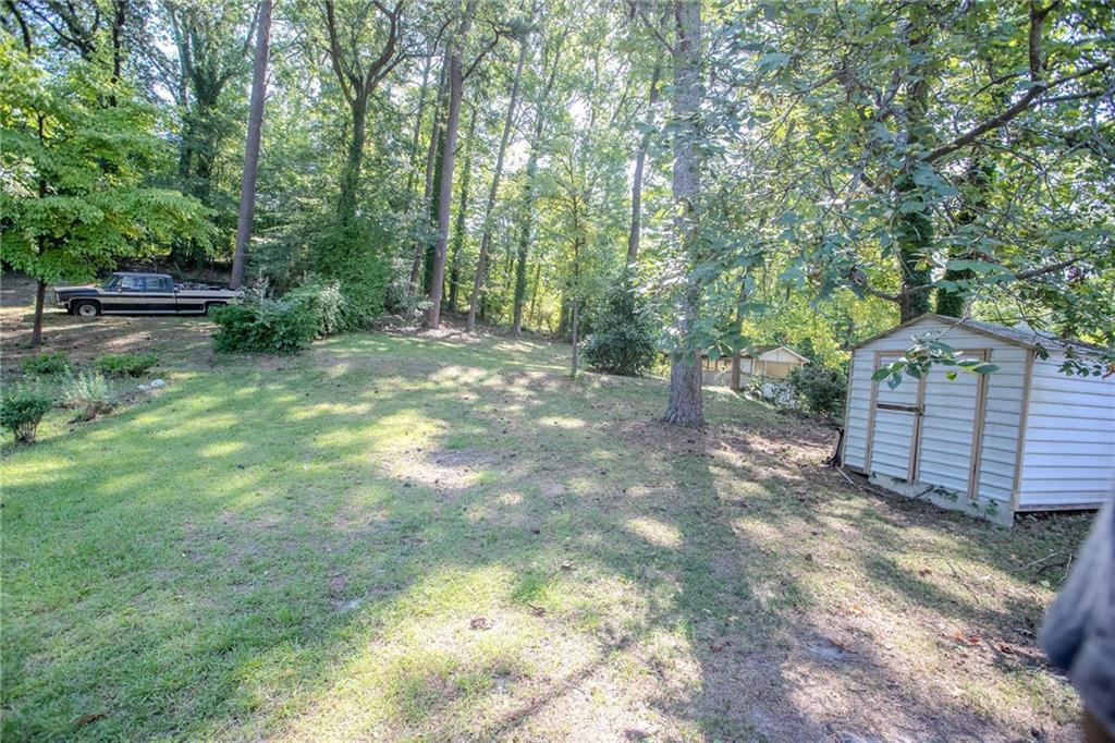 145 Holly Road Northwest Atlanta, GA 30314 - Photo 28 of 28 a view of backyard with green space