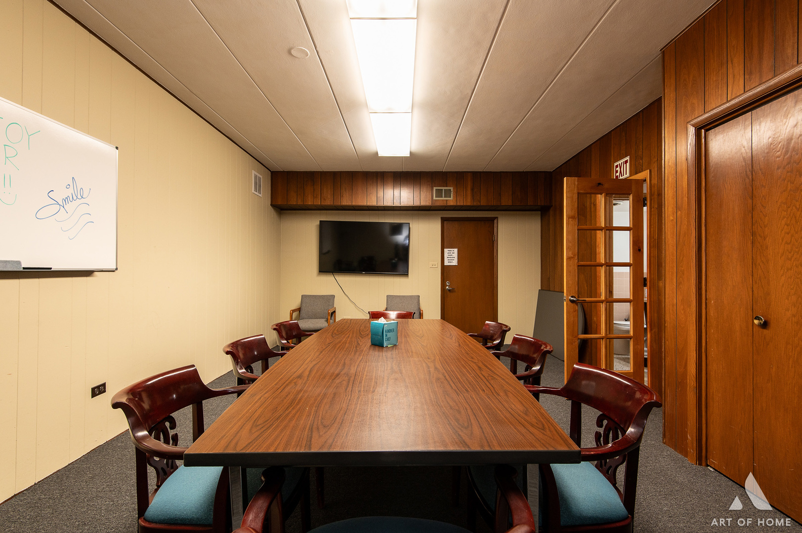 7922 South Pulaski Road Chicago, IL 60652 - Photo 48 of 96 a dining room with a wooden table and chairs