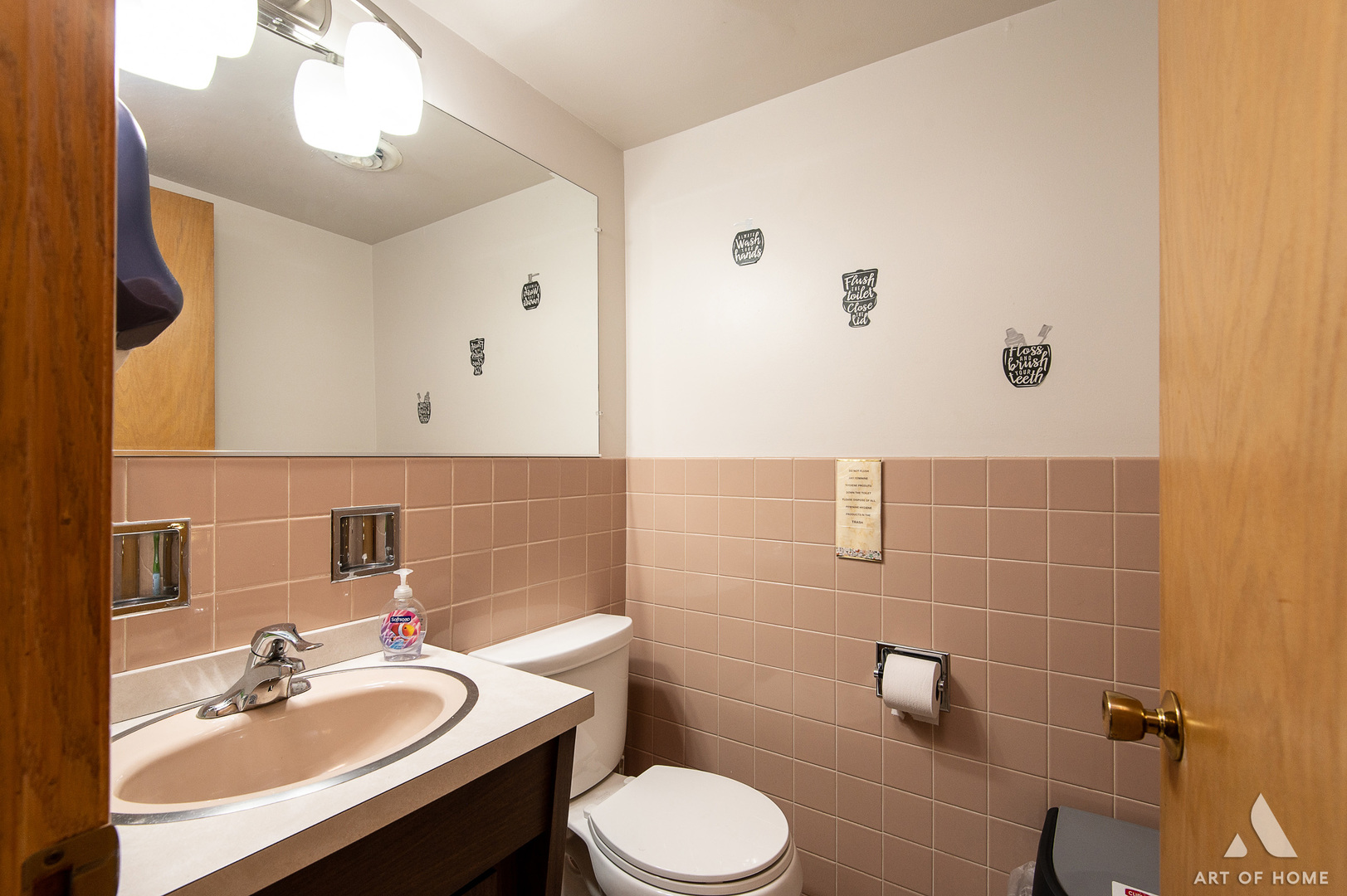 7922 South Pulaski Road Chicago, IL 60652 - Photo 49 of 96 a bathroom with a sink toilet and mirror
