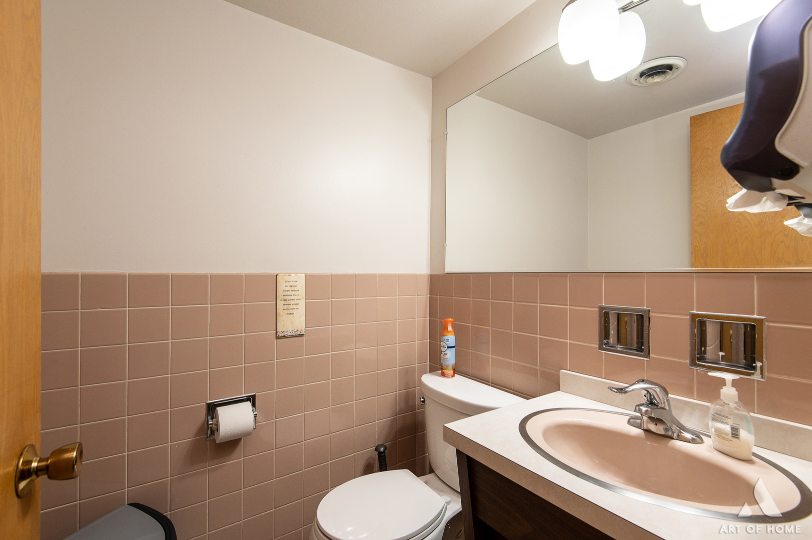 7922 South Pulaski Road Chicago, IL 60652 - Photo 50 of 96 a bathroom with a sink toilet and a mirror