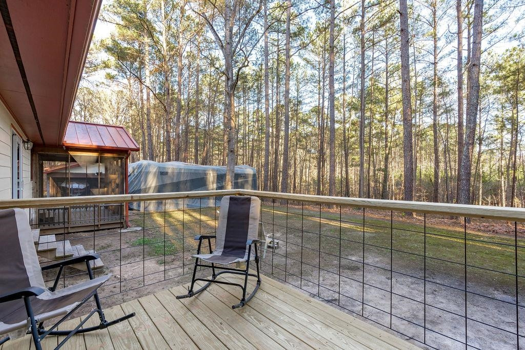 8933 Barker Road New Hill, NC 27562 - Photo 21 of 30 Private Deck off the Master