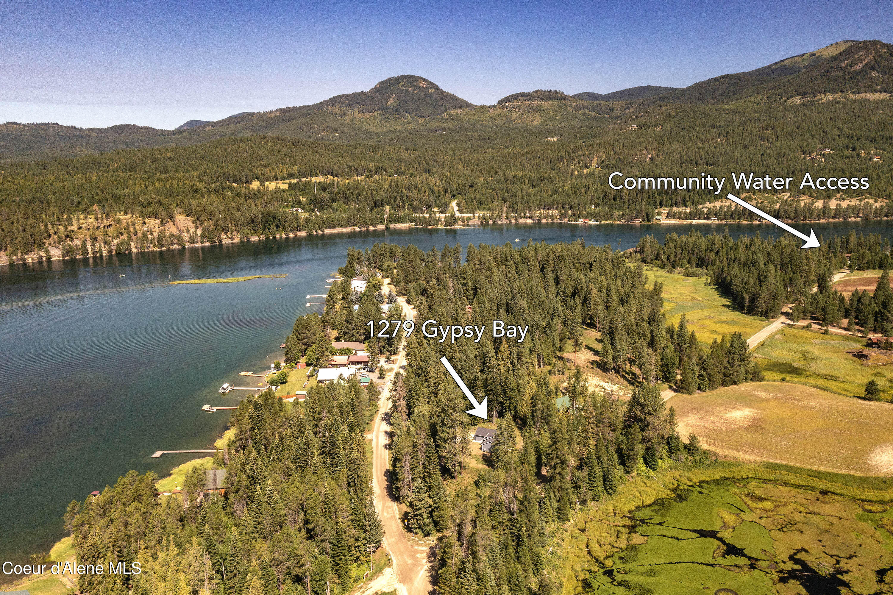 1279 Gypsy Bay Road Sagle, ID 83860 - Photo 36 of 37 1279 Gypsy Bay to Water Access