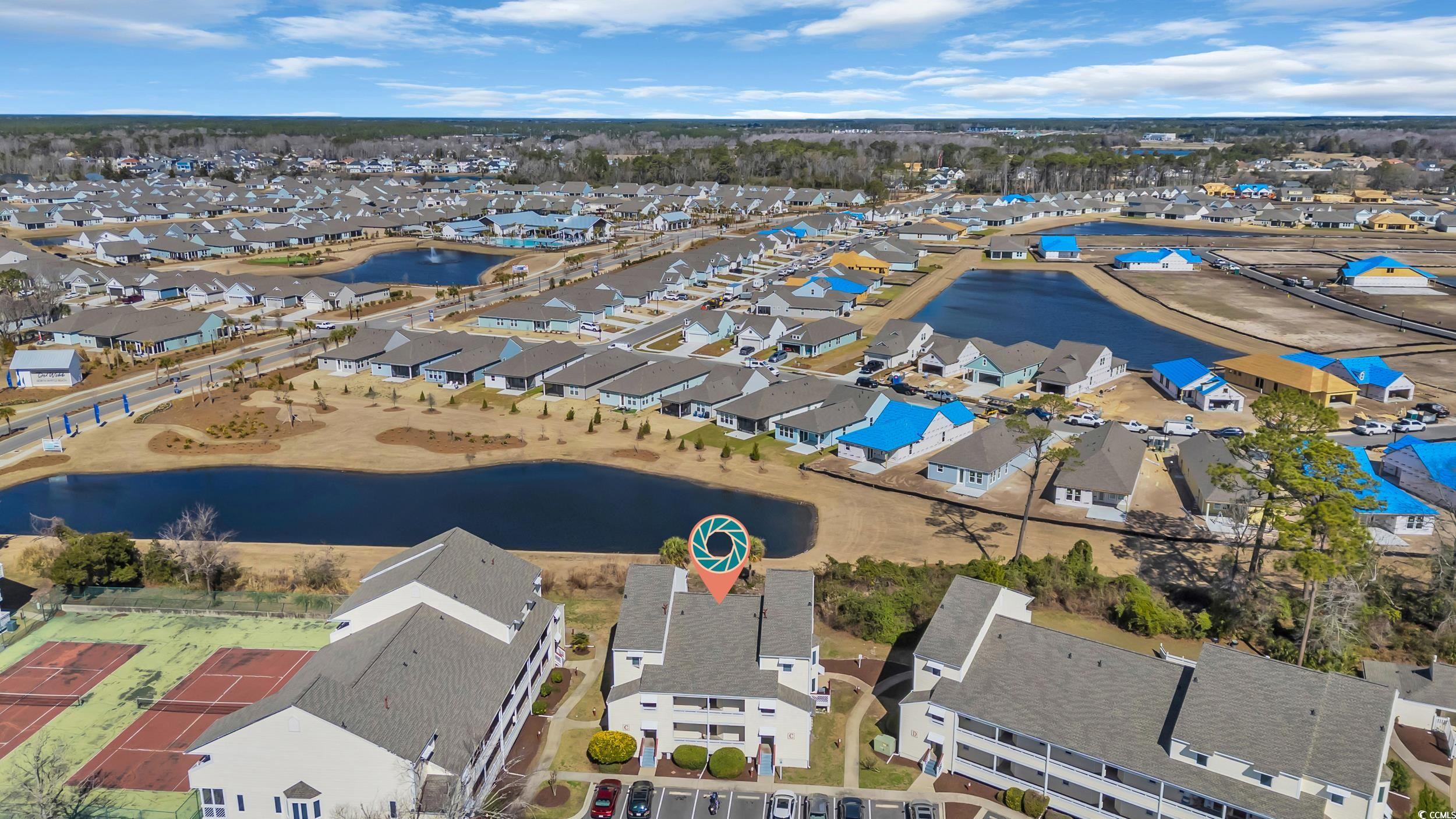 1100 Possum Trot Road, Unit C202 North Myrtle Beach, SC 29582 - Photo 31 of 34 Bird's eye view featuring a residential view and a