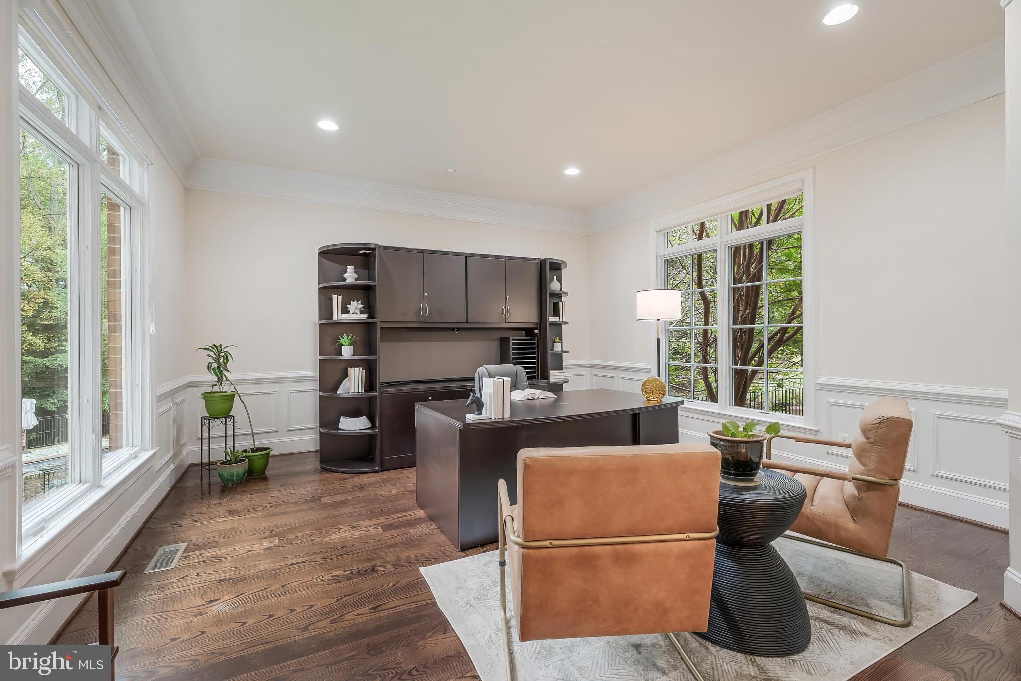 7020 Mountain Gate Drive Bethesda, MD 20817 - Photo 19 of 42 a living room with furniture a window and a dining table