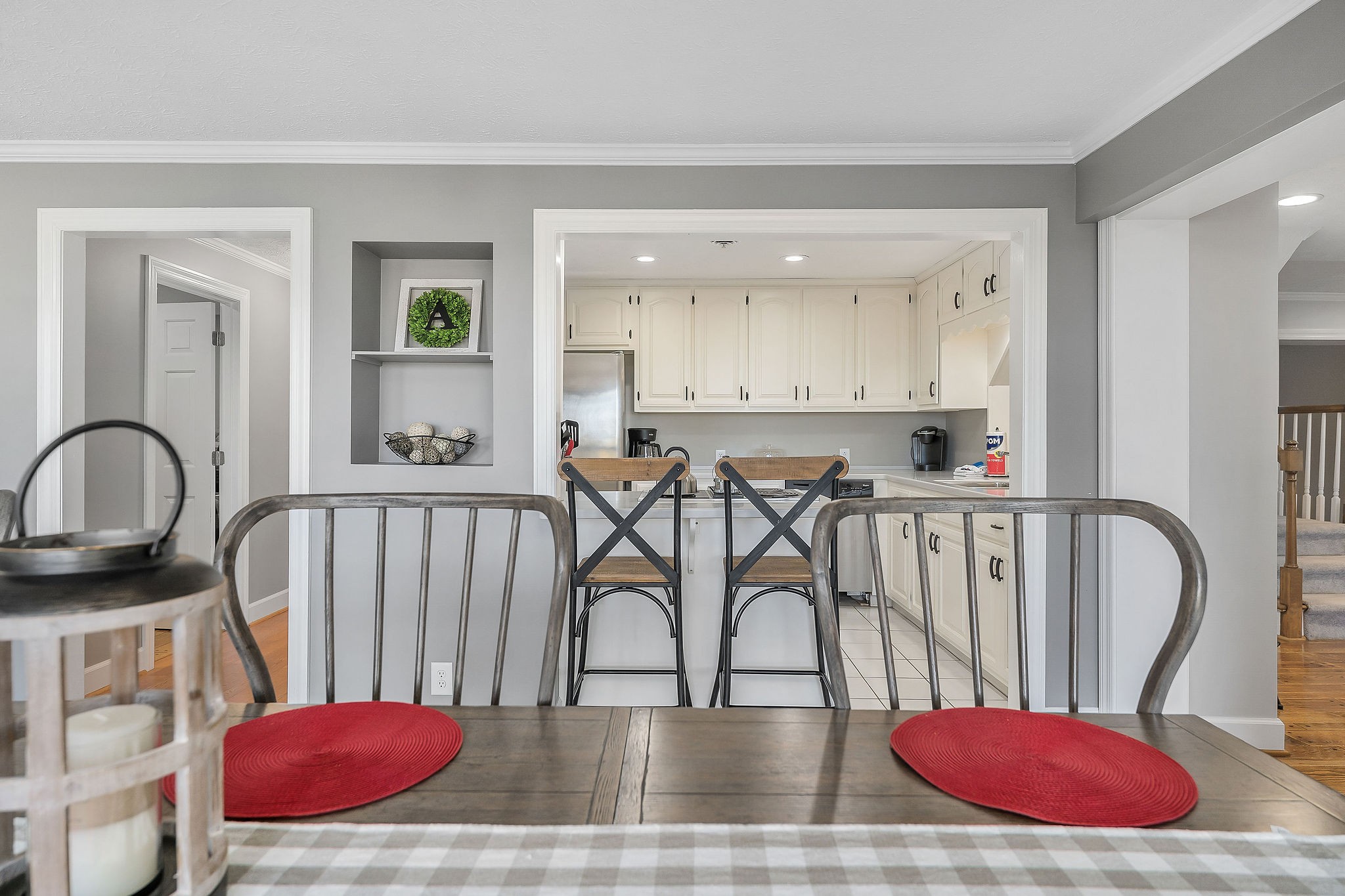 1824 Puckett Point Road Smithville, TN 37166 - Photo 11 of 53 a view of a dining room with furniture and wooden floor