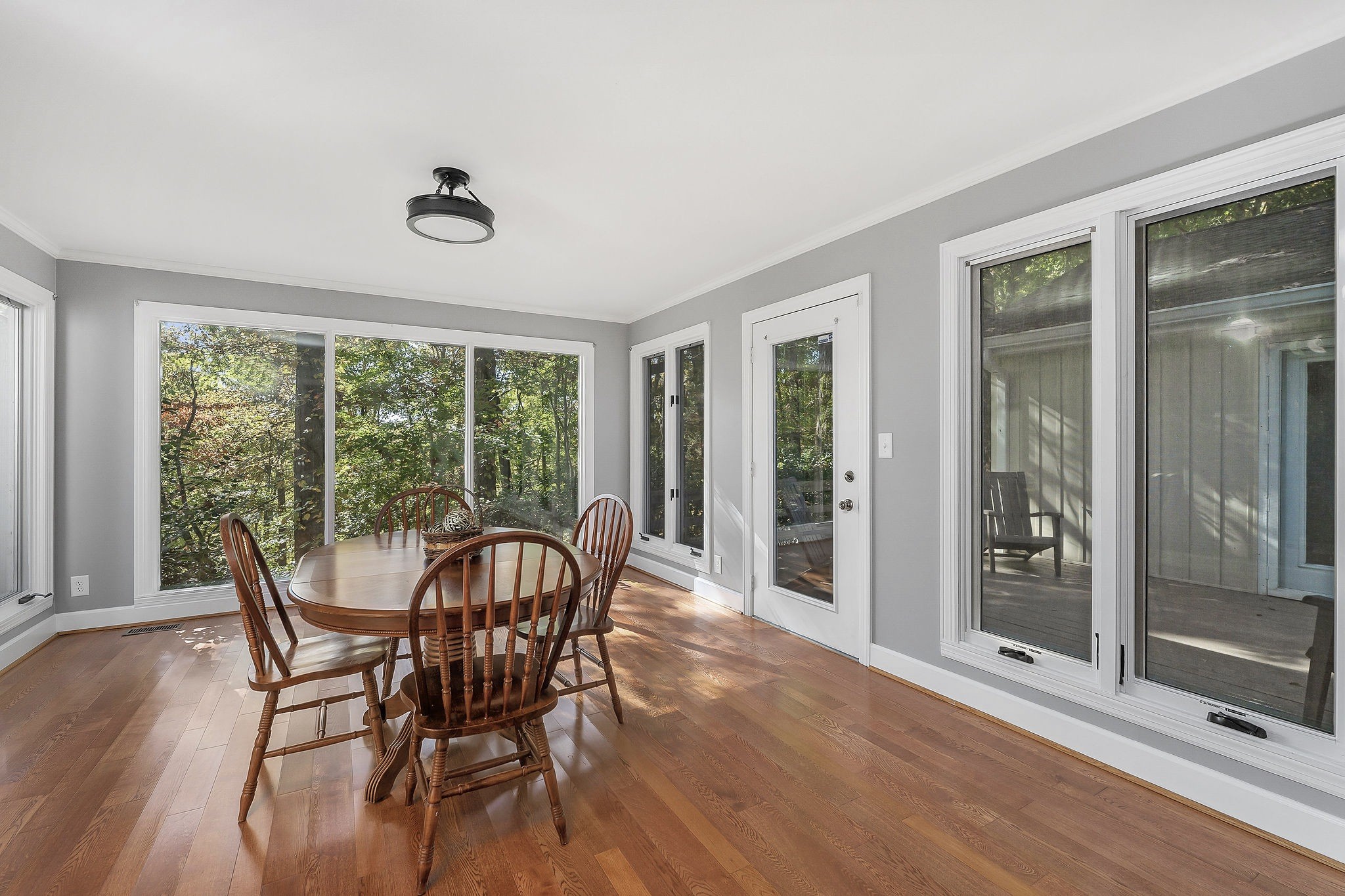 1824 Puckett Point Road Smithville, TN 37166 - Photo 20 of 53 a view of a dining room with furniture window and wooden floor