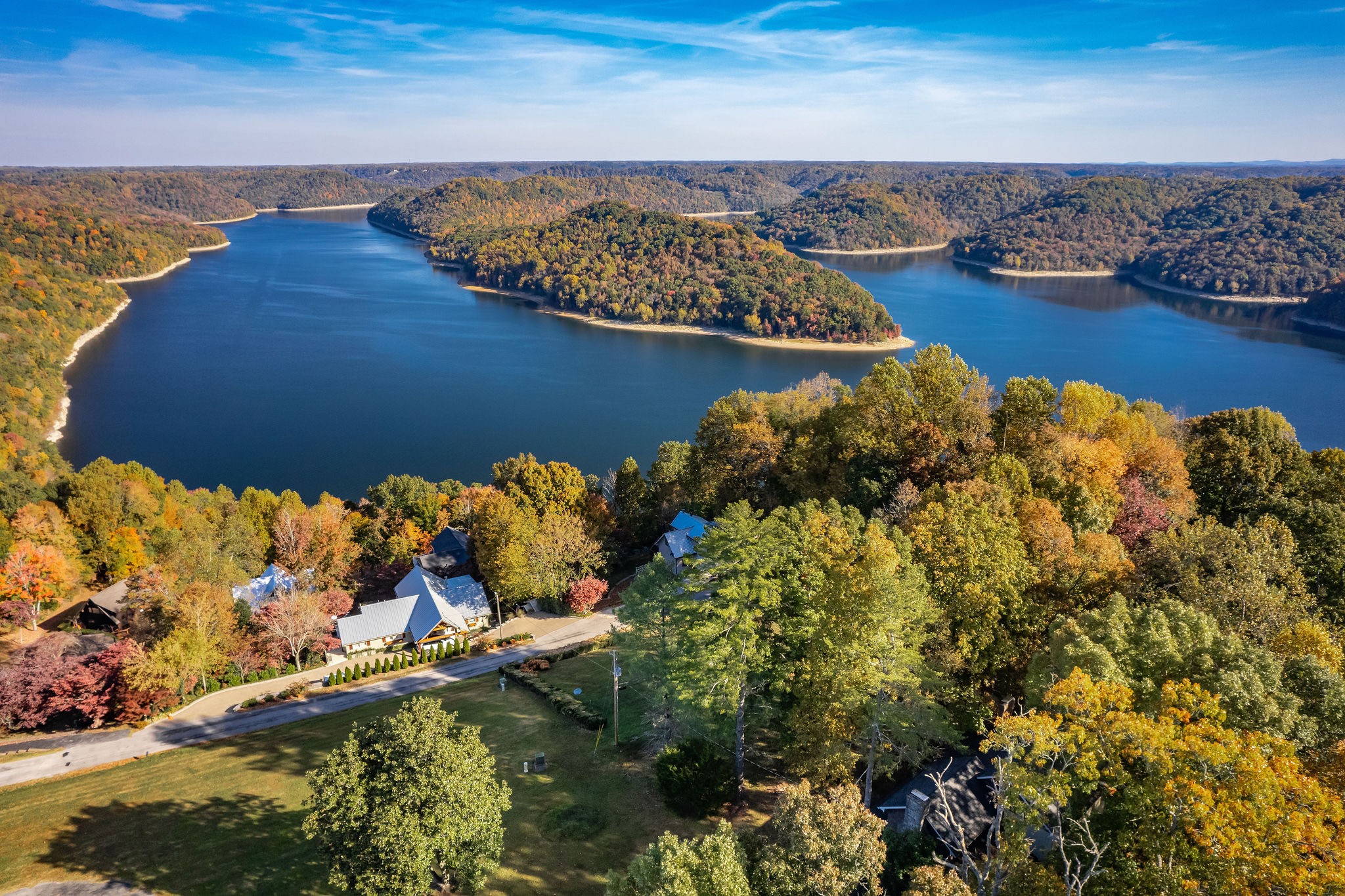 1824 Puckett Point Road Smithville, TN 37166 - Photo 52 of 53 a view of a lake with a building in the background