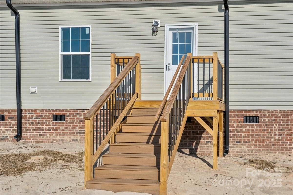 5257 Raleys Mill Road Bethune, SC 29009 - Photo 42 of 48 a view of wooden stairs