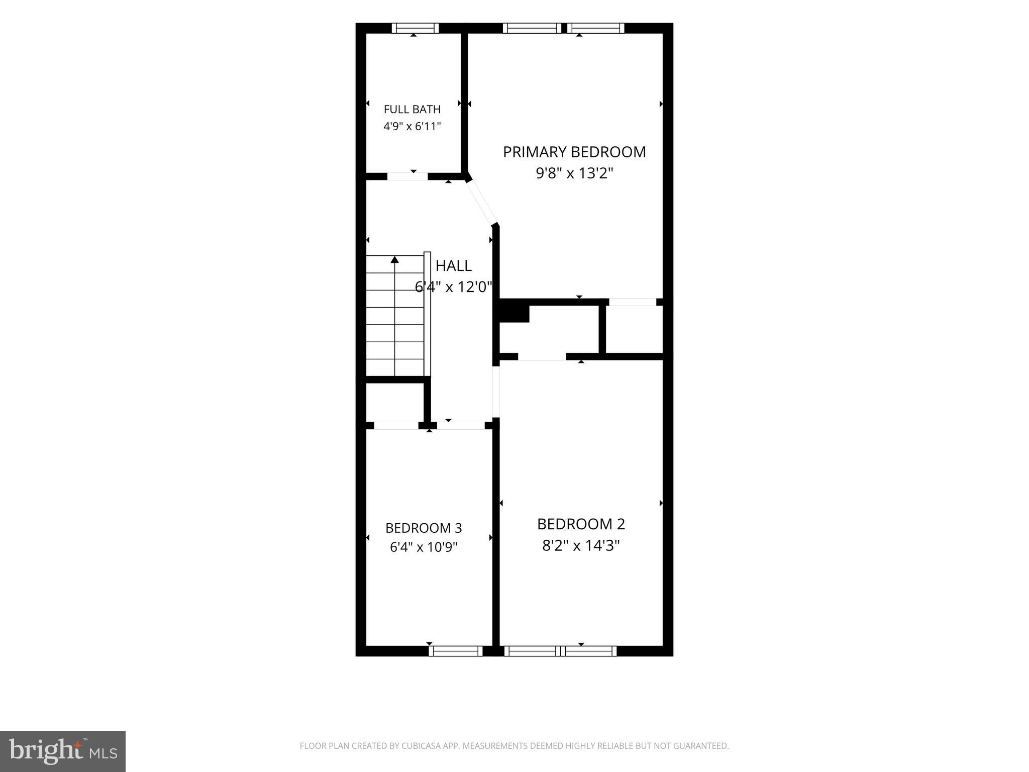 2044 Larkhall Road Dundalk, MD 21222 - Photo 3 of 4 Second level floorplan