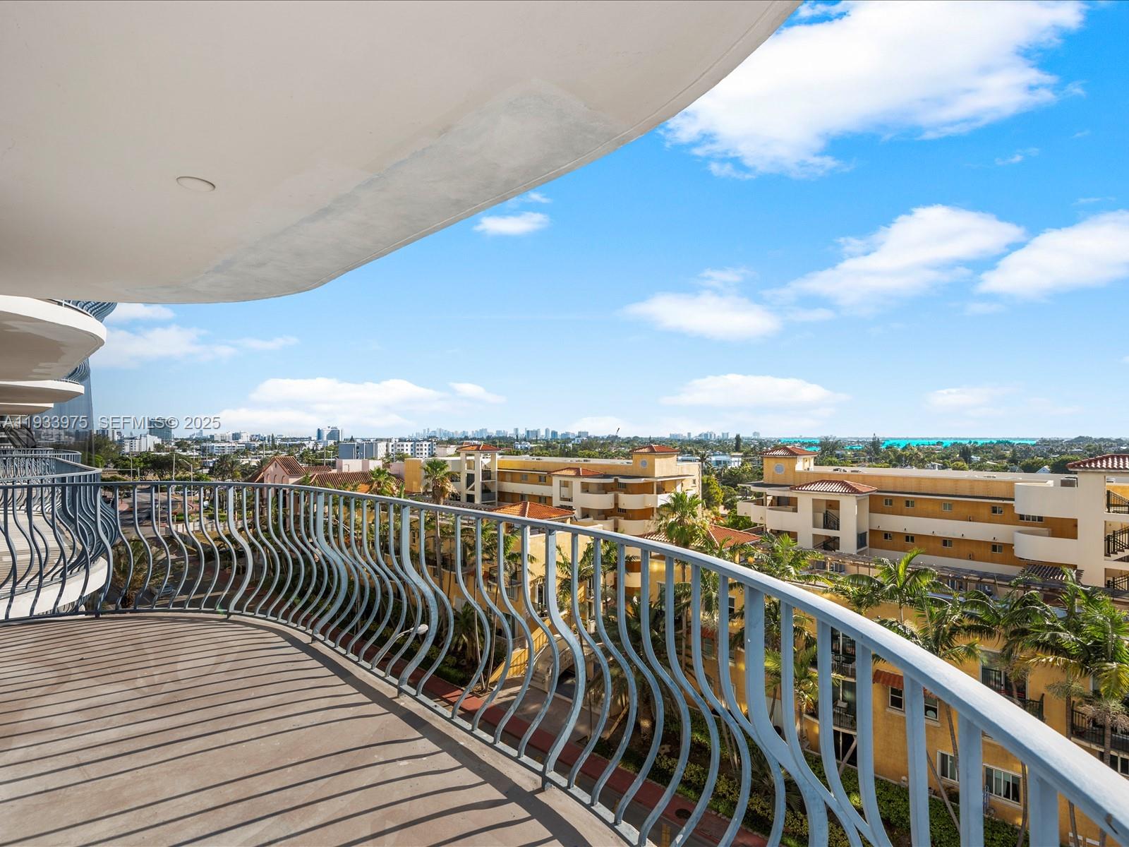 8877 Collins Avenue, Unit 704 Surfside, FL 33154 - Photo 29 of 39 a view of a balcony with city view