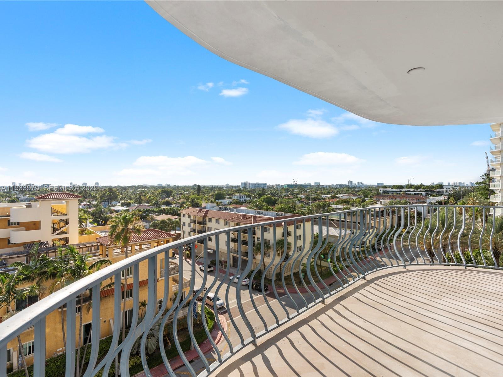8877 Collins Avenue, Unit 704 Surfside, FL 33154 - Photo 31 of 39 a view of a balcony with city view