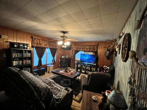 a bedroom with a bed and a walk in closet