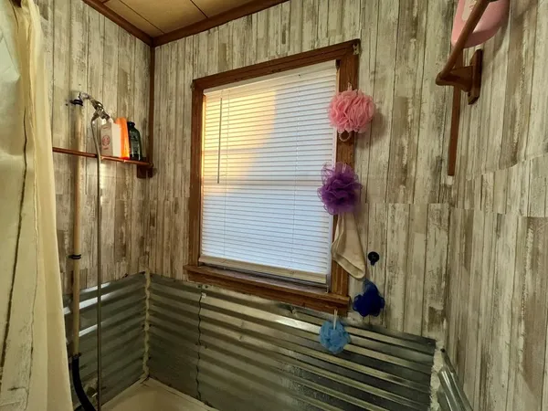 a view of a door and chair