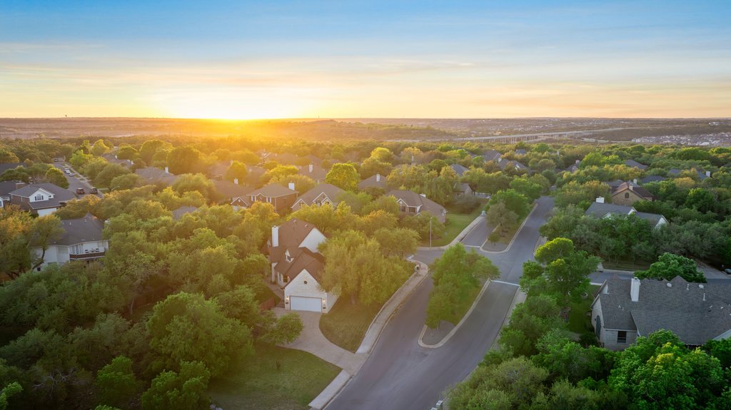 211 River Down Road Georgetown, TX 78628 - Photo 32 of 39 Backing directly to peaceful green space, the property enjoys a scenic and private setting.