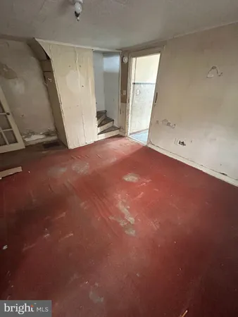 a view of empty room