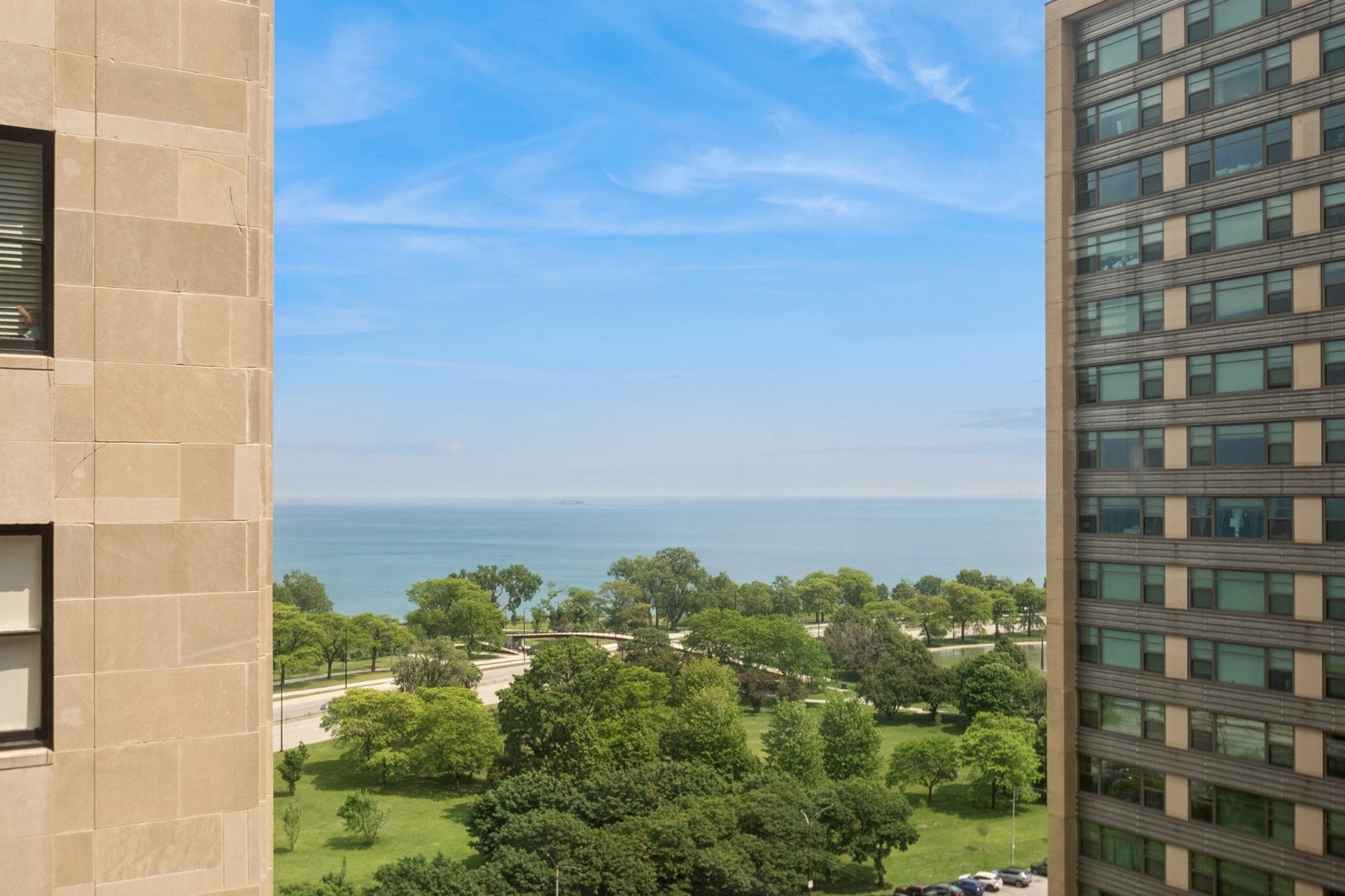 1640 East 50th Street, Unit 13B Chicago, IL 60615 - Photo 15 of 16 a view of a city from a building