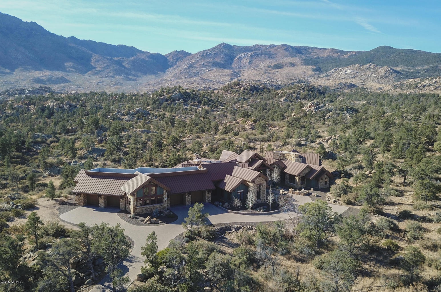4665 Phantom Hill Road Prescott, AZ 86305 - Photo 2 of 60 An Aerial Front View