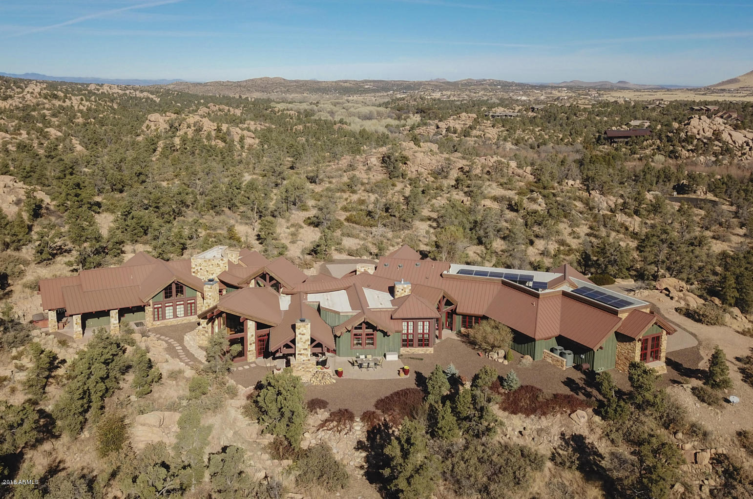 4665 Phantom Hill Road Prescott, AZ 86305 - Photo 5 of 60 An Aerial Back View