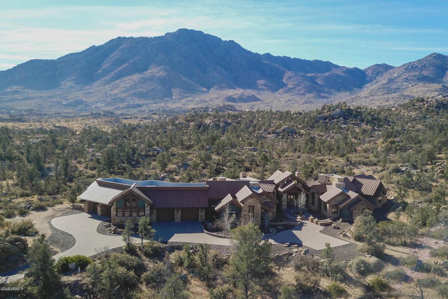 4665 Phantom Hill Road Prescott, AZ 86305 - Photo 8 of 60 An Aerial Front View