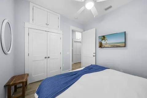 a view of hallway with washer and dryer