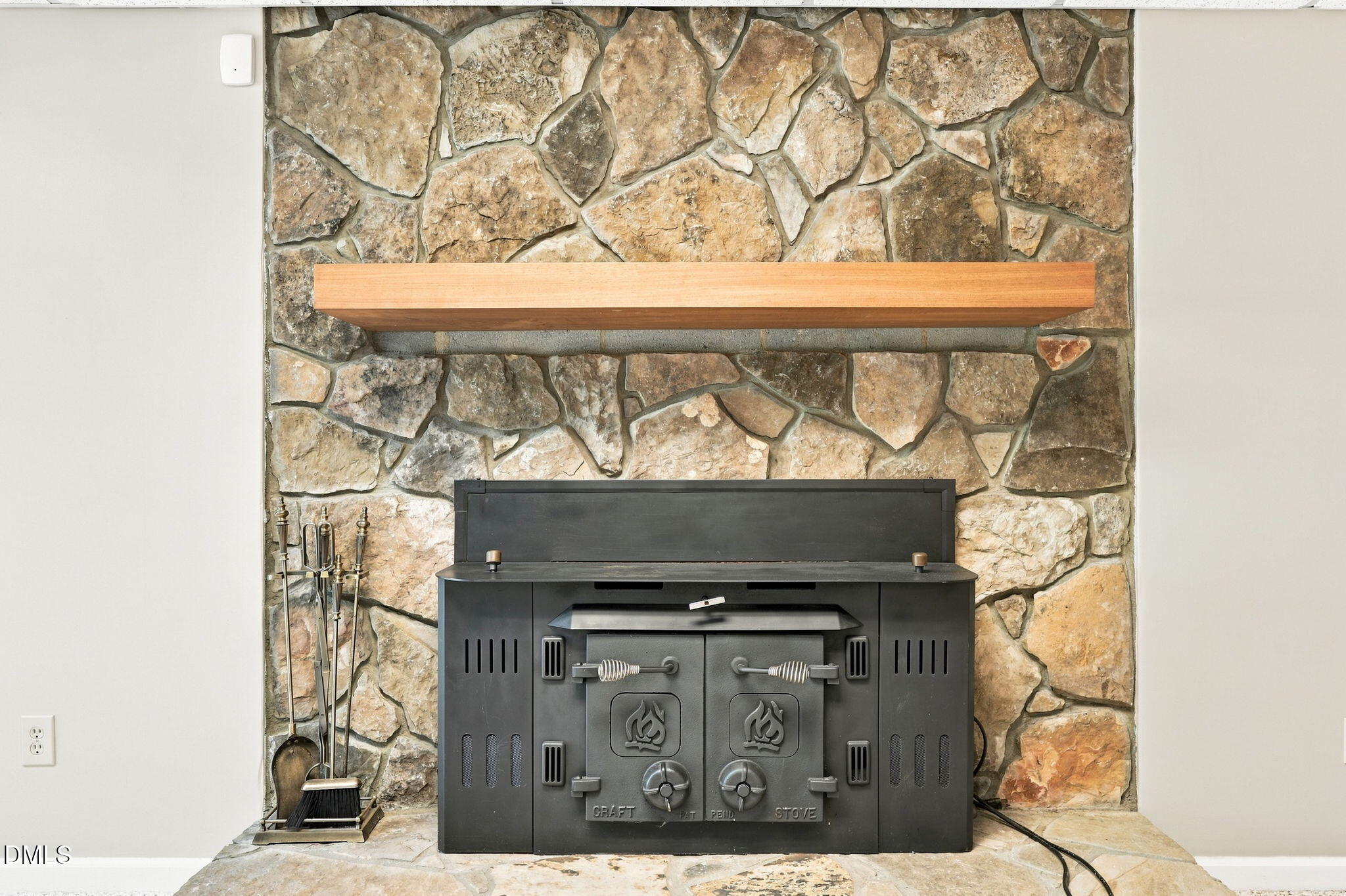 2523 Baptist Road Durham, NC 27703 - Photo 34 of 71 Basement fireplace