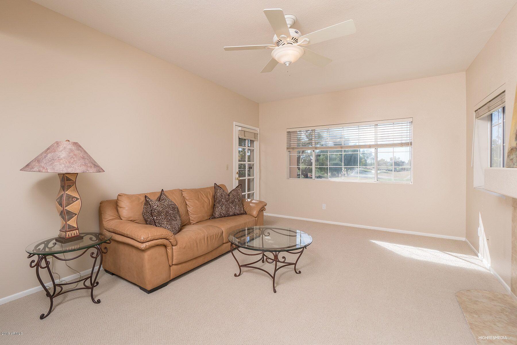 7710 East Gainey Ranch Road, Unit 225 Scottsdale, AZ 85258 - Photo 5 of 26 Spacious living room w/ amazing views