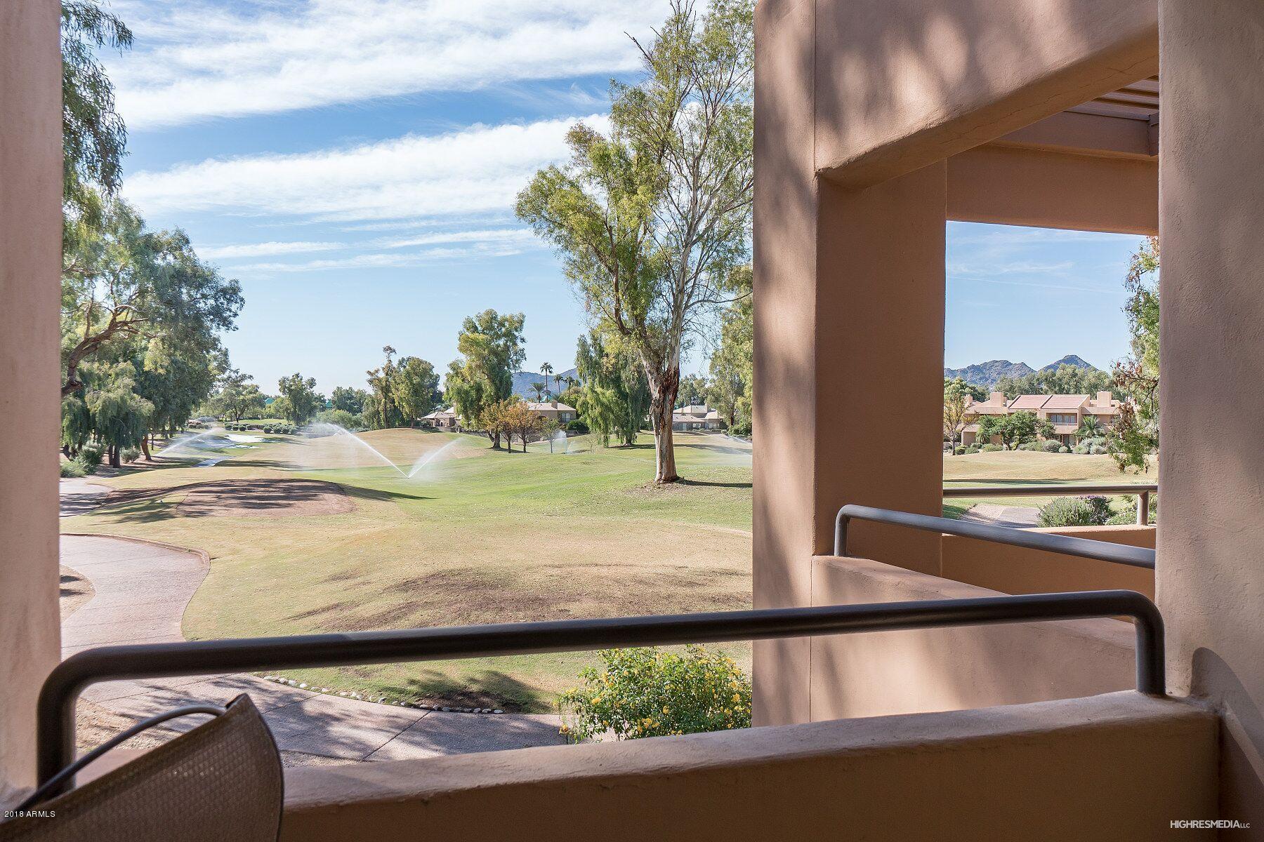 7710 East Gainey Ranch Road, Unit 225 Scottsdale, AZ 85258 - Photo 8 of 26 Views from Living Room Balcony
