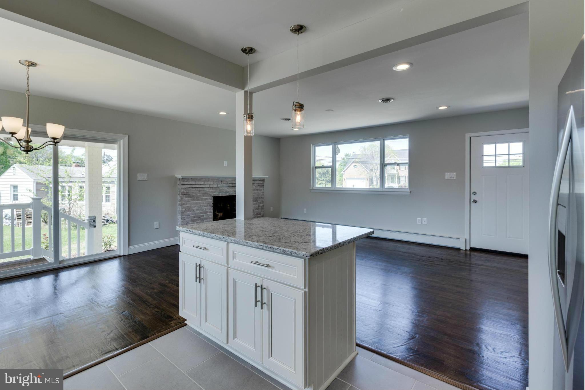 Open Kitchen and Living Area