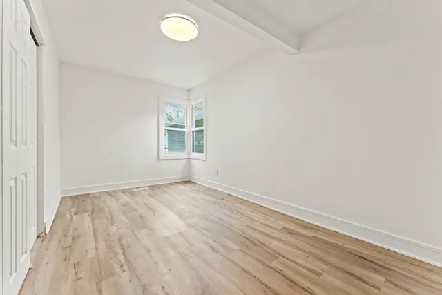wooden floor in a room