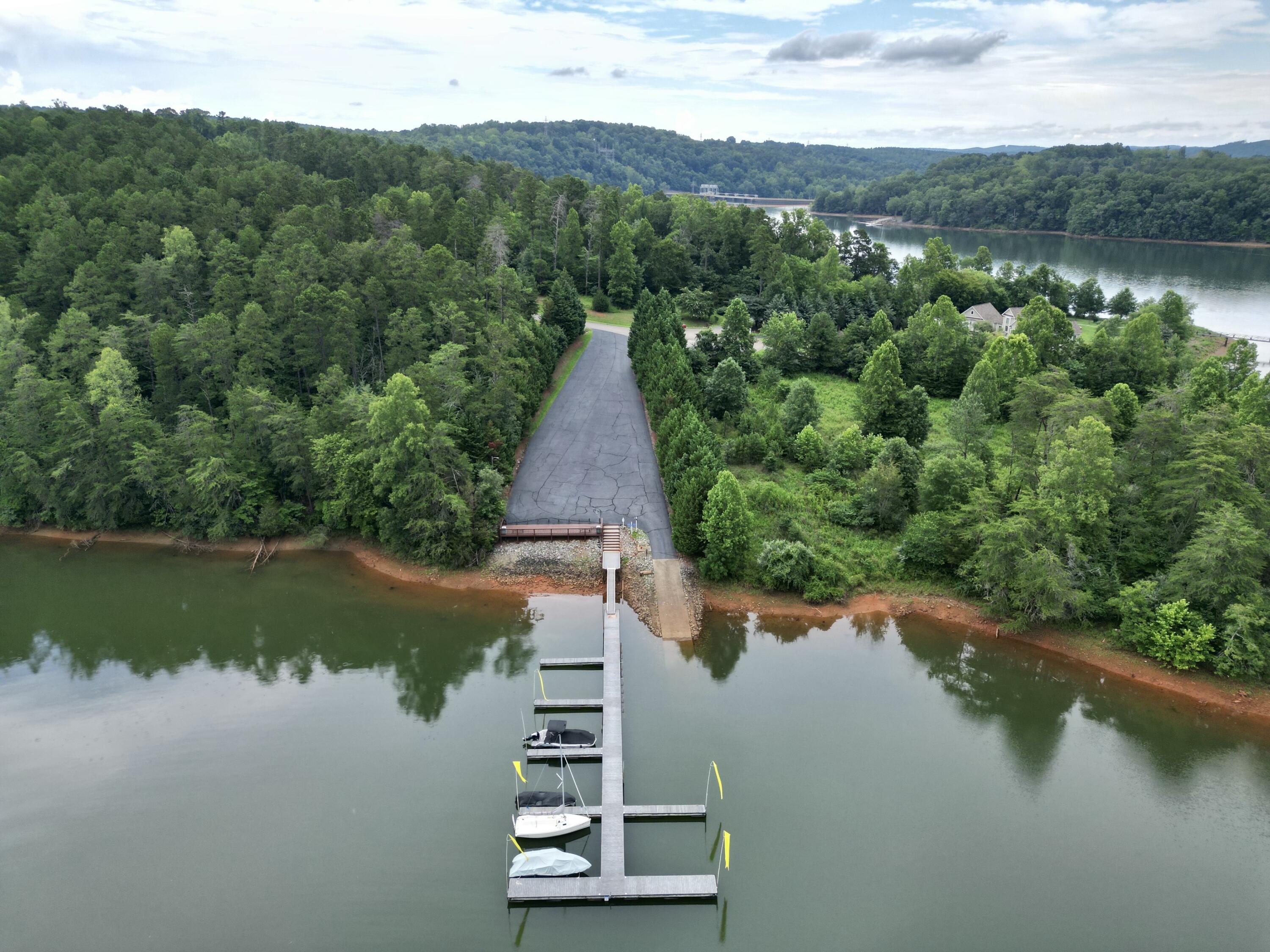 Lot 332 Bay View Road Lynch Station, VA 24571 - Photo 8 of 10 an aerial view of a house with a yard and lake view