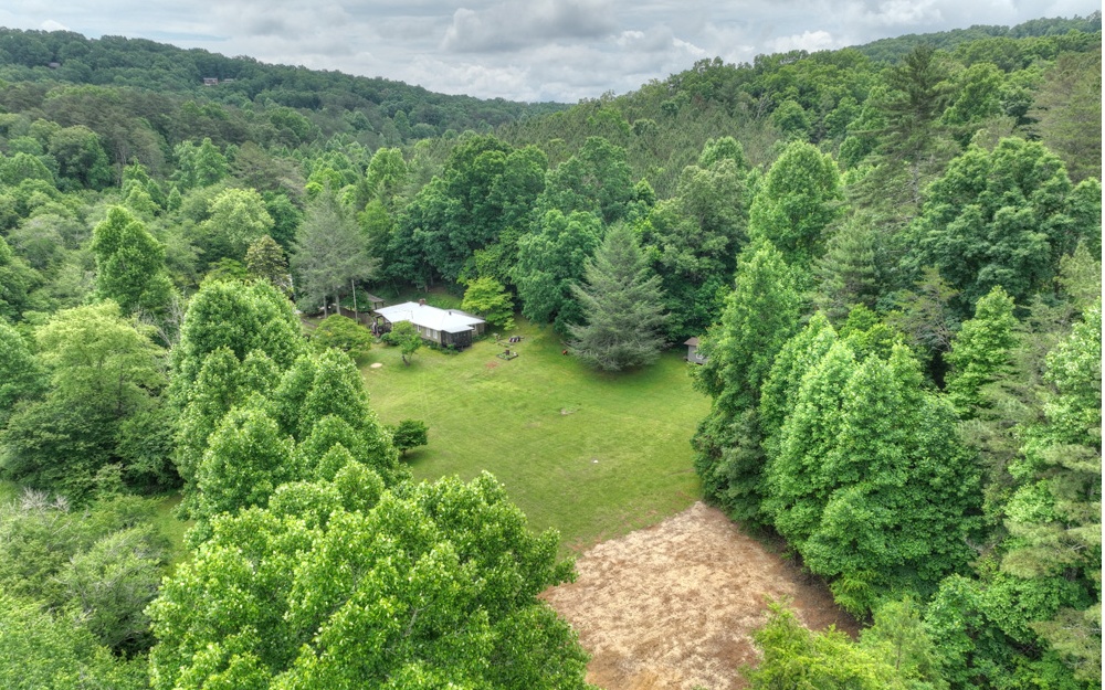 920 Tennis Court Road Blue Ridge, GA 30513 - Photo 46 of 56 a aerial view of a house with a yard