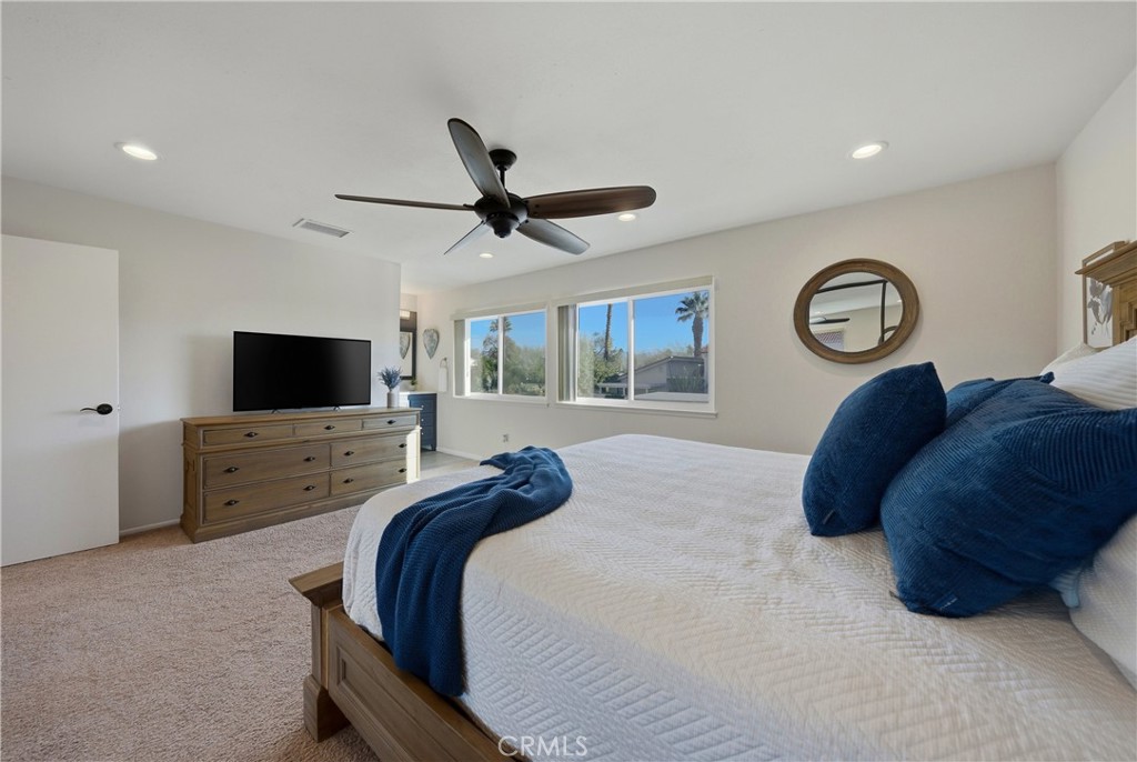 6147 Arroyo Road, Unit 4 Palm Springs, CA 92264 - Photo 16 of 31 Primary suite looking towards bathroom