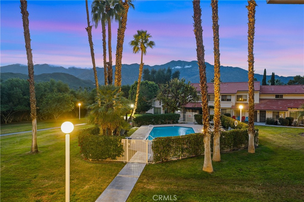 6147 Arroyo Road, Unit 4 Palm Springs, CA 92264 - Photo 20 of 31 Pool views from upstairs bedrooms