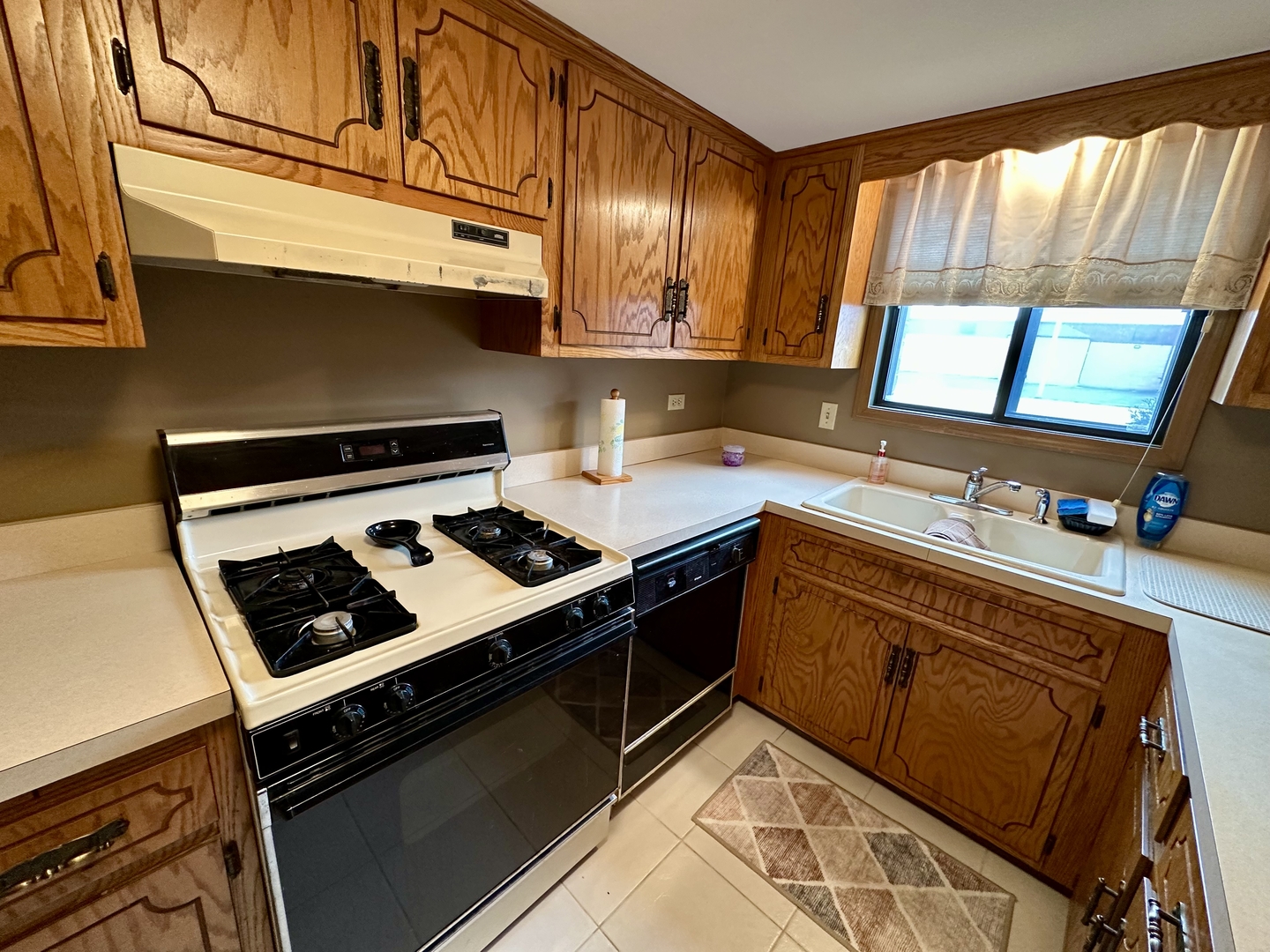 10930 Central Avenue, Unit 1B Chicago Ridge, IL 60415 - Photo 9 of 22 a kitchen with a stove and a sink