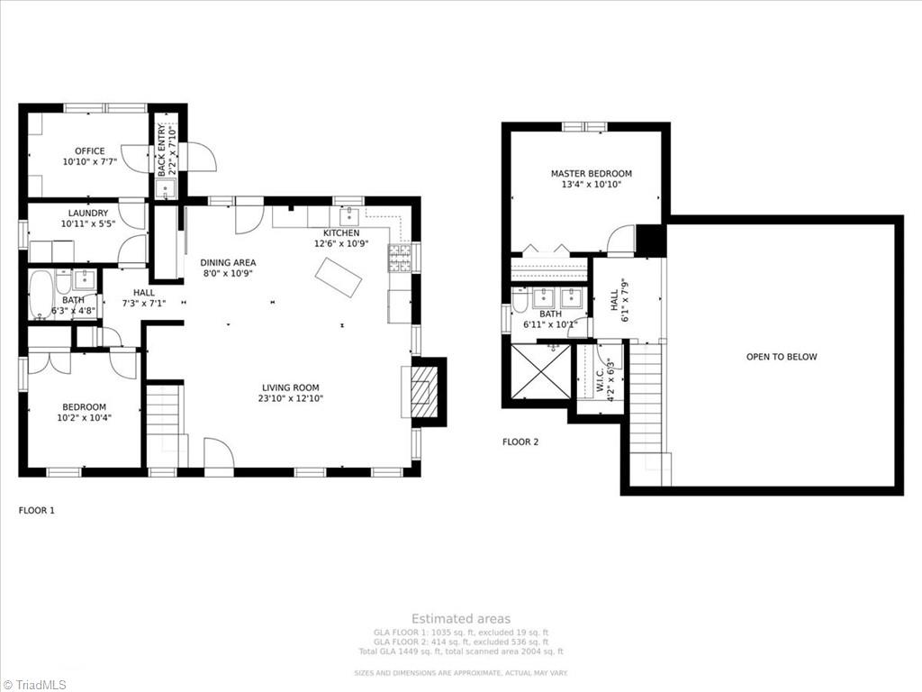 230 Arthur Tussey Road Lexington, NC 27295 - Photo 50 of 50 Current floor plan