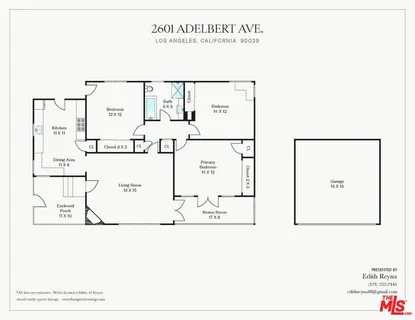 $1,175,000 | 2601 Adelbert Avenue, Los Angeles, CA 90039
