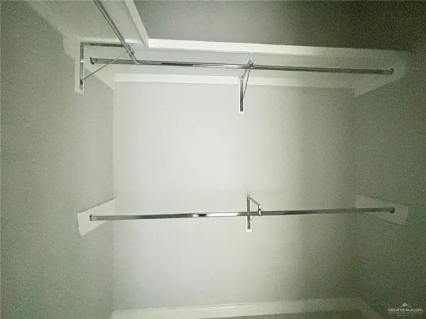a view of a rack on the wall