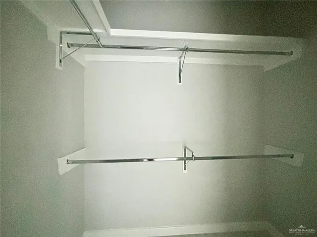 a view of a rack on the wall