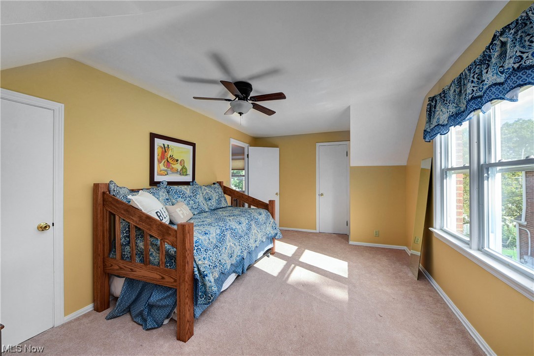 19646 Henry Road Fairview Park, OH 44126 - Photo 21 of 35 Carpeted bedroom featuring ceiling fan