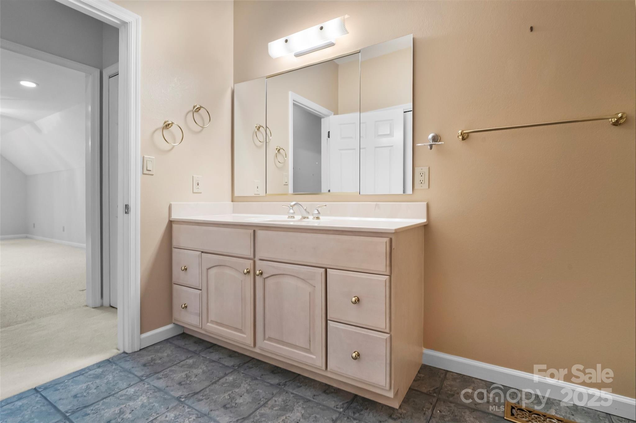 506 Kings Ridge Asheville, NC 28804 - Photo 29 of 44 a bathroom with a sink a vanity and a mirror